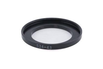 Generic 34mm - 43mm Step-Up Ring