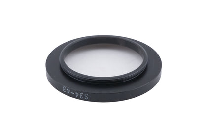 Generic 34mm - 43mm Step-Up Ring