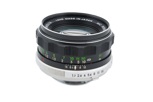 Minolta 55mm f1.7 MC Rokkor-PF