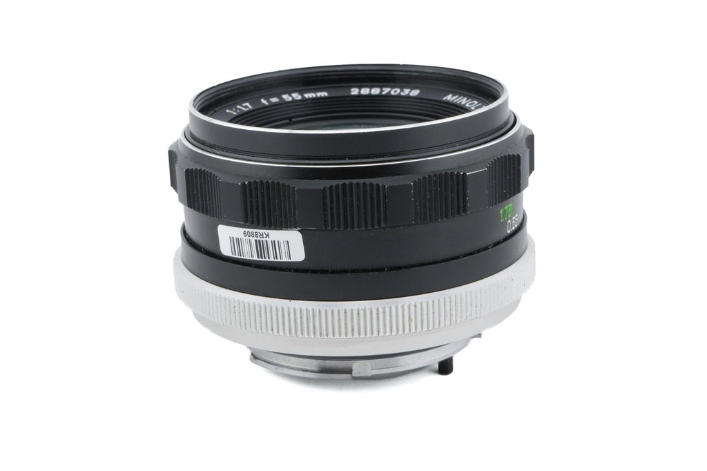 Minolta 55mm f1.7 MC Rokkor-PF