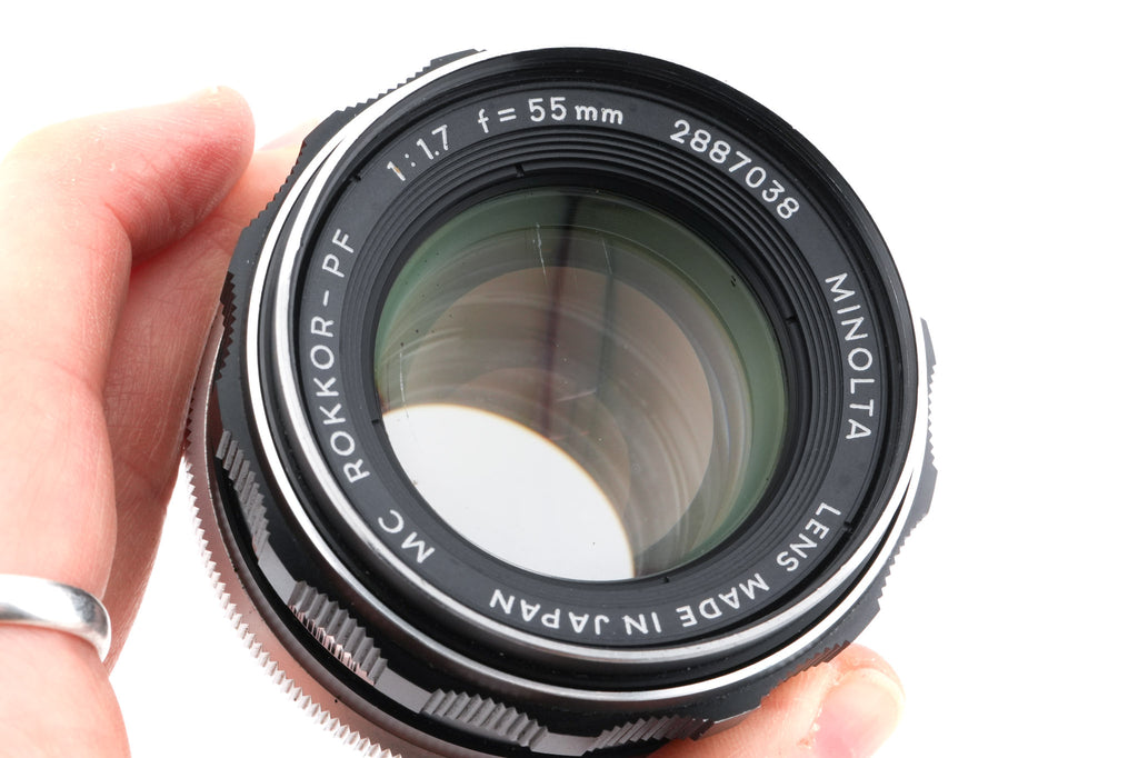 Minolta 55mm f1.7 MC Rokkor-PF