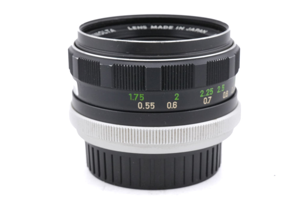 Minolta 55mm f1.7 MC Rokkor-PF