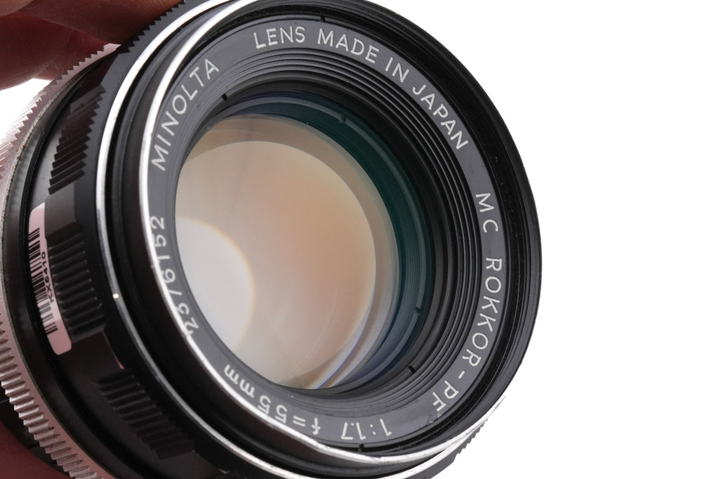 Minolta 55mm f1.7 MC Rokkor-PF