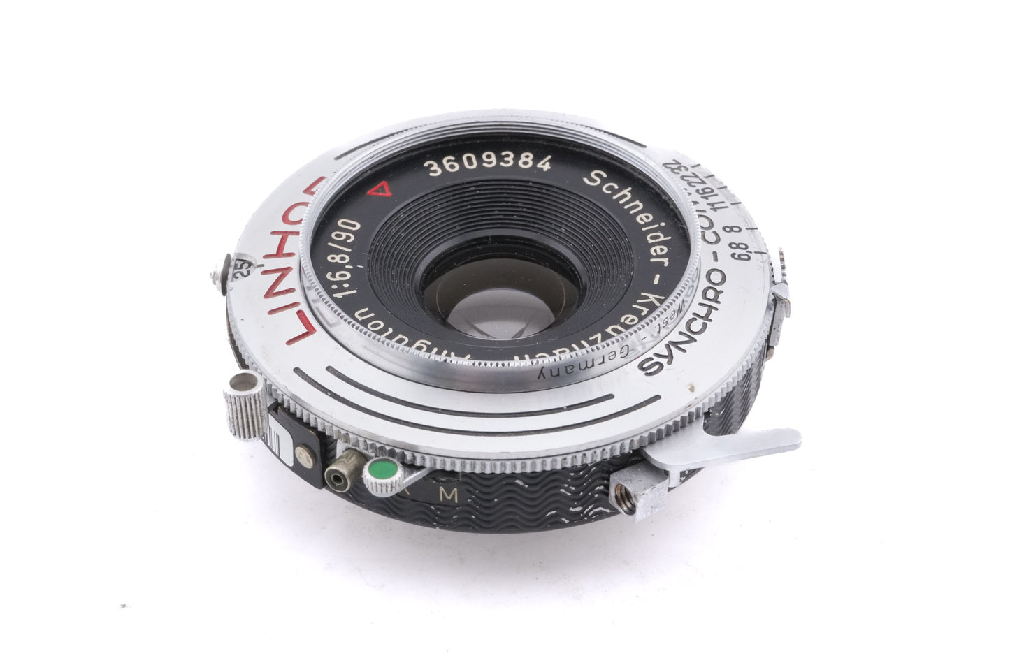 Schneider-Kreuznach 90mm f6.8 Angulon (Shutter)