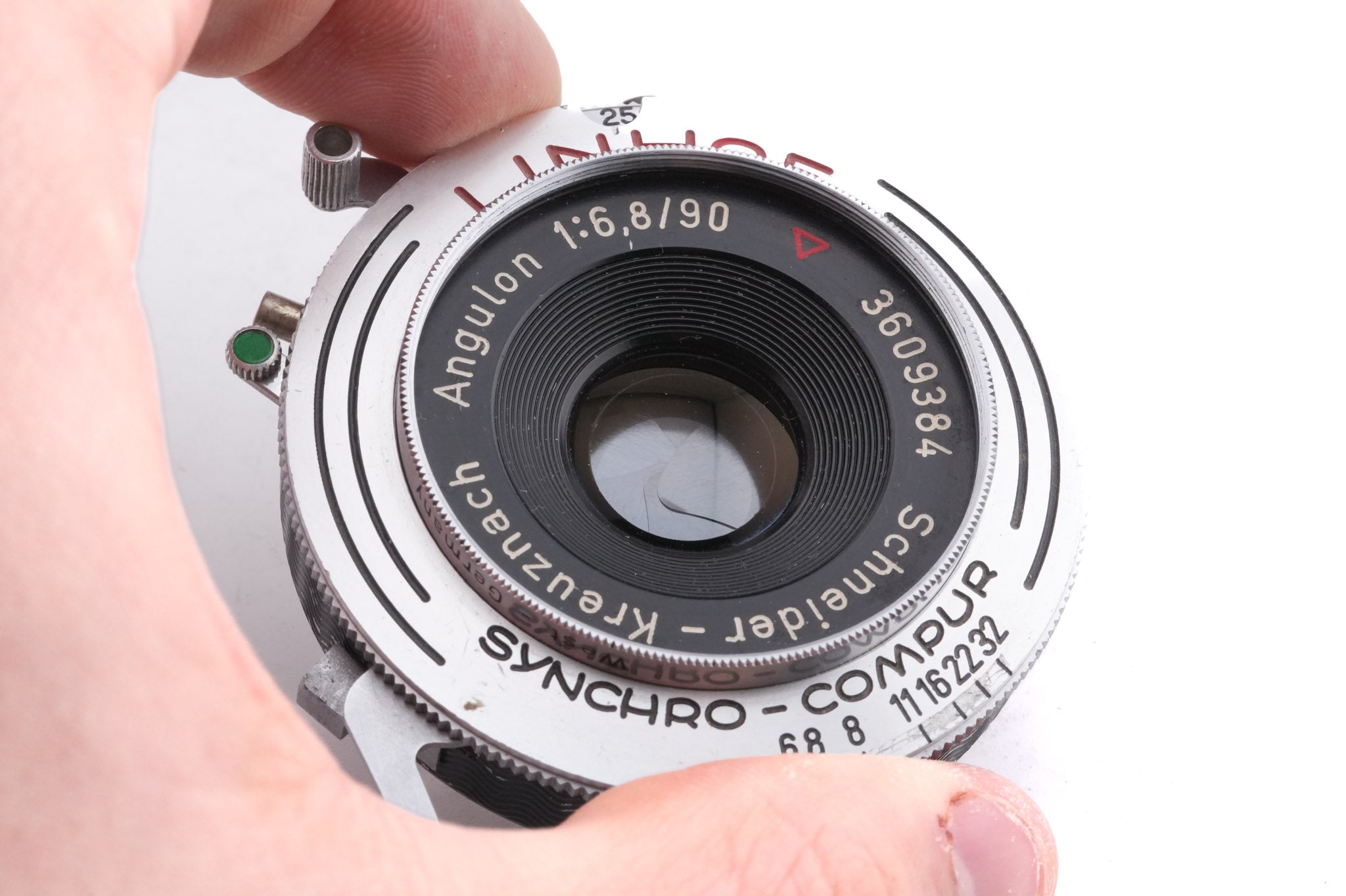 Schneider-Kreuznach 90mm f6.8 Angulon (Shutter) – Kamerastore