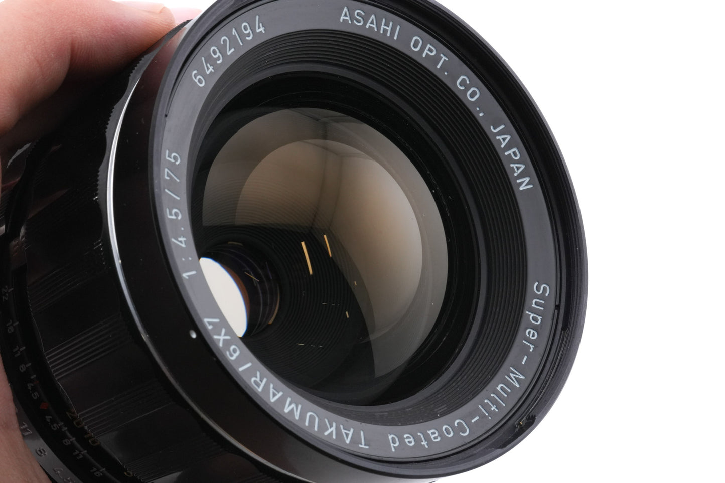 Pentax 75mm f4.5 Super-Multi-Coated Takumar 6x7