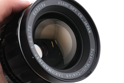 Pentax 75mm f4.5 Super-Multi-Coated Takumar 6x7