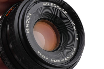 Minolta 45mm f2 MD Rokkor