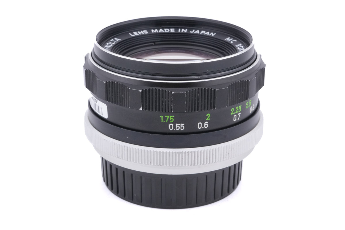 Minolta 55mm f1.7 MC Rokkor-PF