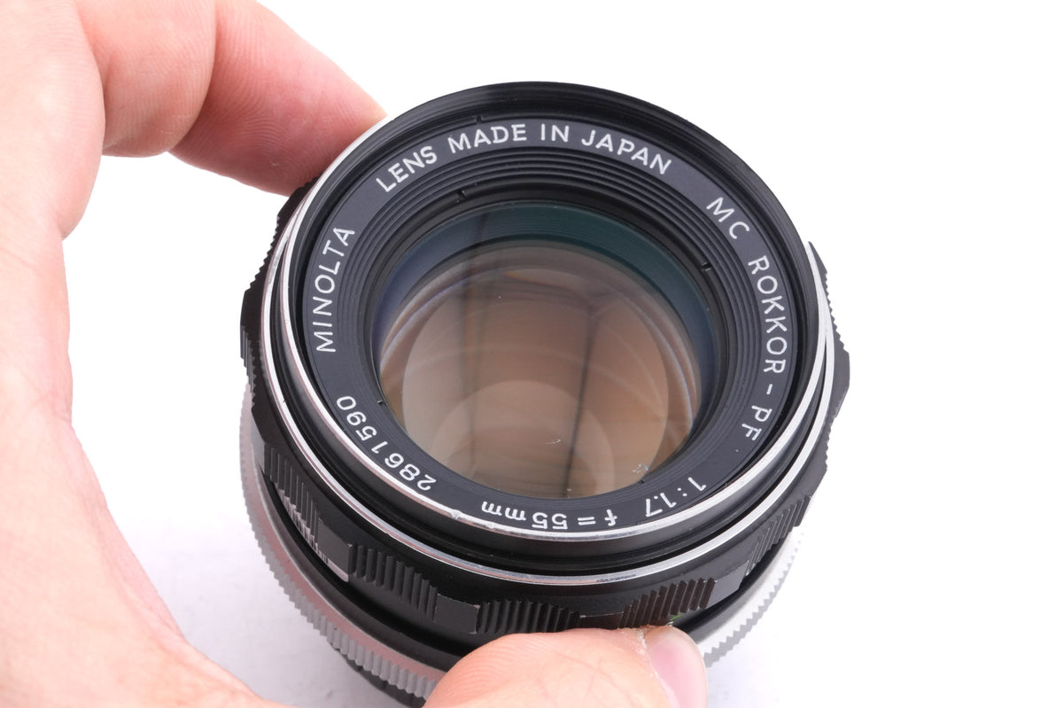 Minolta 55mm f1.7 MC Rokkor-PF
