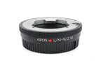 Kipon Macro Focusing Leica M - Nikon Z (L/M-N/Z) Adapter
