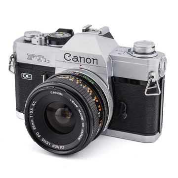 Canon FTb QL + 35mm f3.5 S.C.