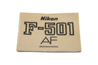Nikon F-501 AF Instructions