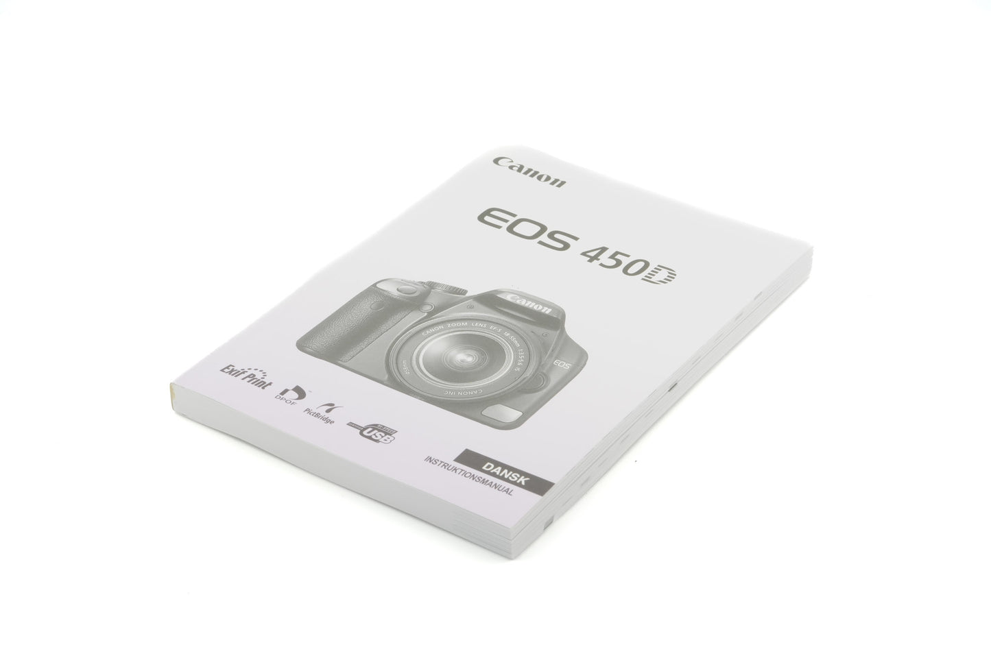 Canon 450D Instructions