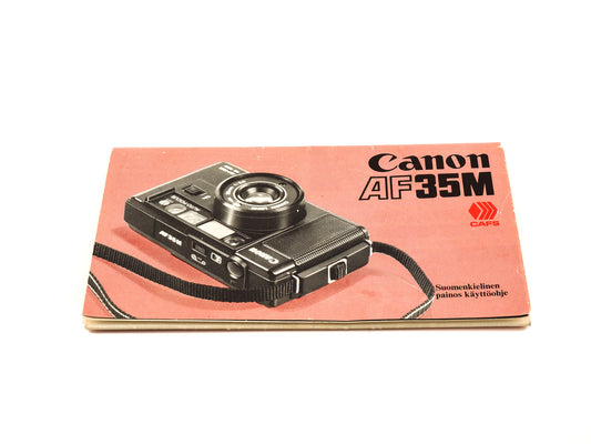 Canon AF35M Instructions