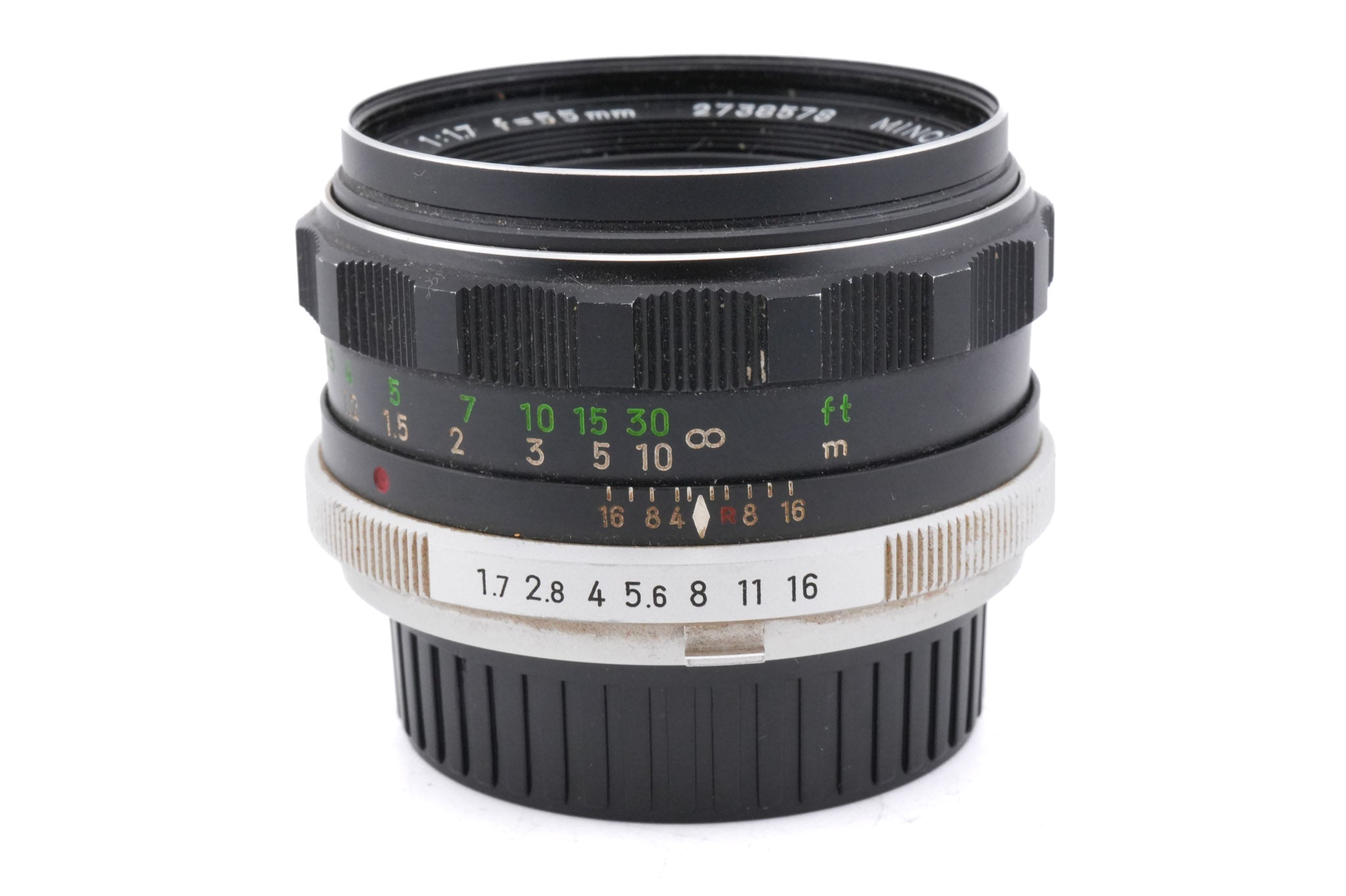Minolta 55mm f1.7 MC Rokkor-PF