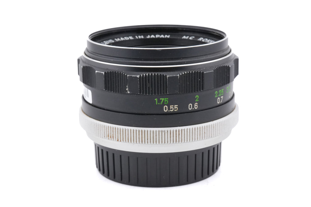 Minolta 55mm f1.7 MC Rokkor-PF