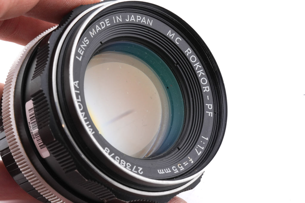 Minolta 55mm f1.7 MC Rokkor-PF