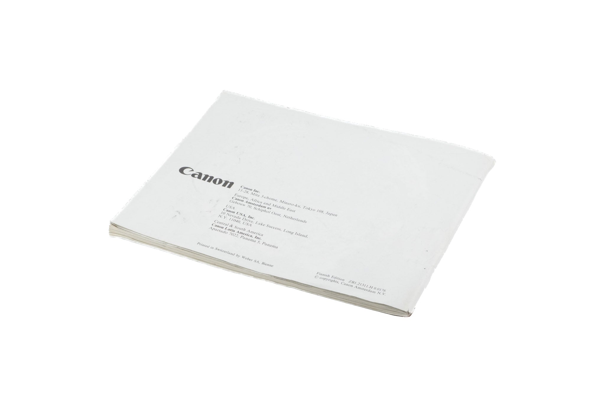 Canon EF Instructions