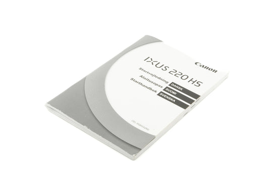 Canon IXUS 220 HS Instructions