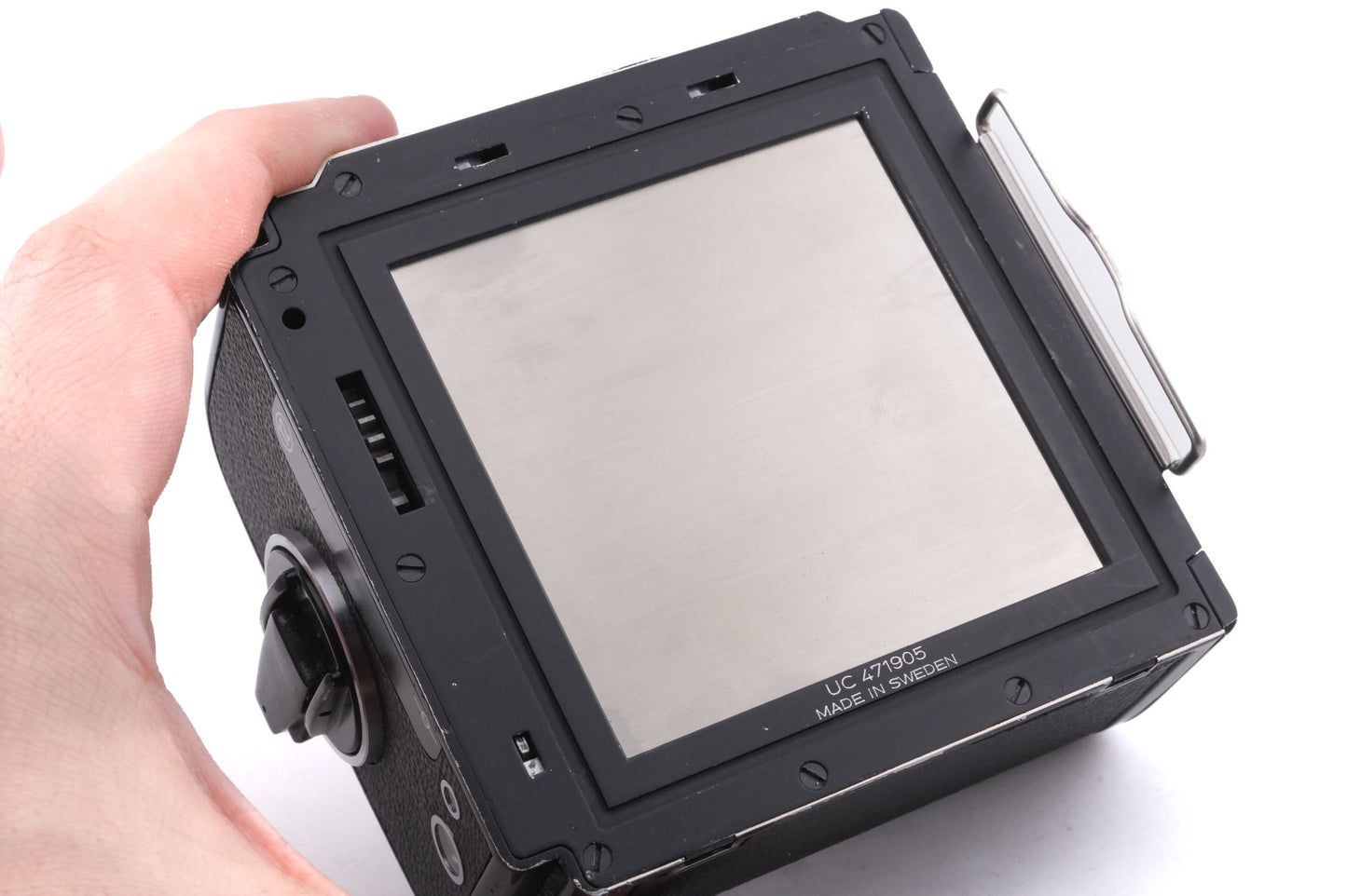 Hasselblad 500C/M (Black, 10170) + 80mm f2.8 Planar New C T* + Waist Level Finder (New / Black, 42323) + A12 Film Magazine (Black, 30147)