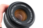 Canon 50mm f1.8 FDn
