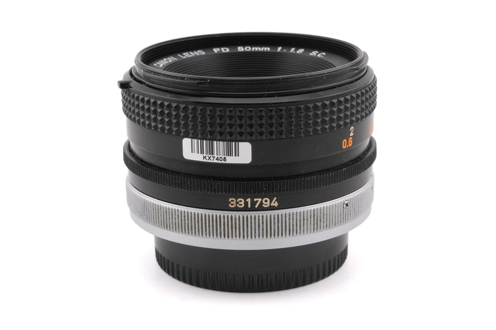 Canon 50mm f1.8 S.C.