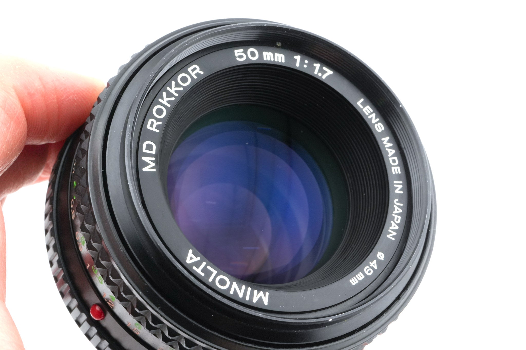 Minolta 50mm f1.7 MD Rokkor