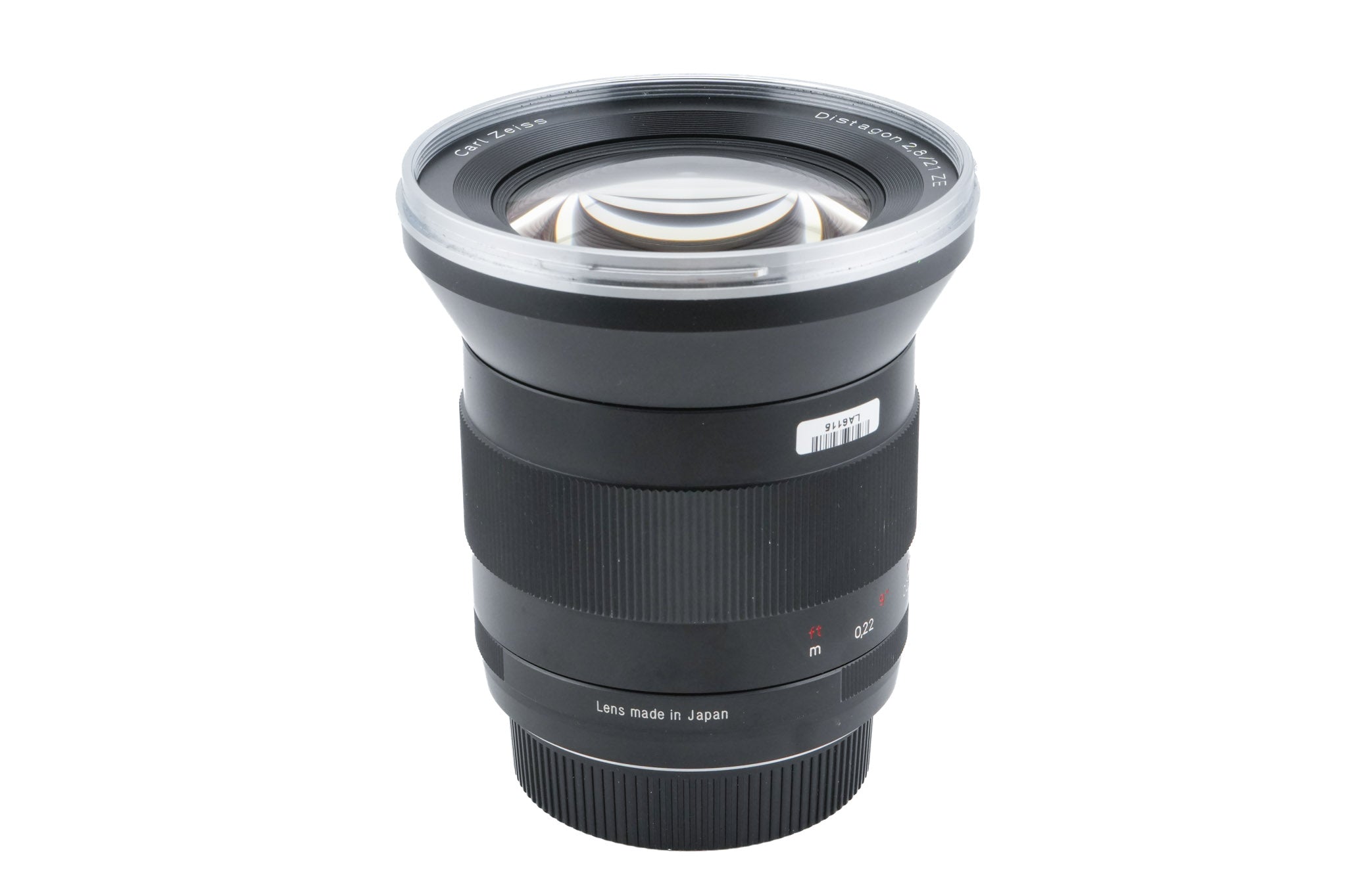 Carl Zeiss 21mm f2.8 Distagon T* ZE