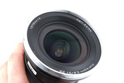 Carl Zeiss 21mm f2.8 Distagon T* ZE