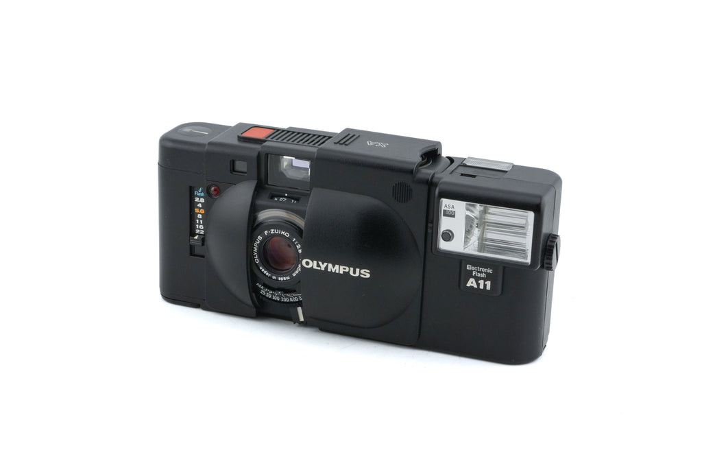 Olympus XA + A11 Electronic Flash