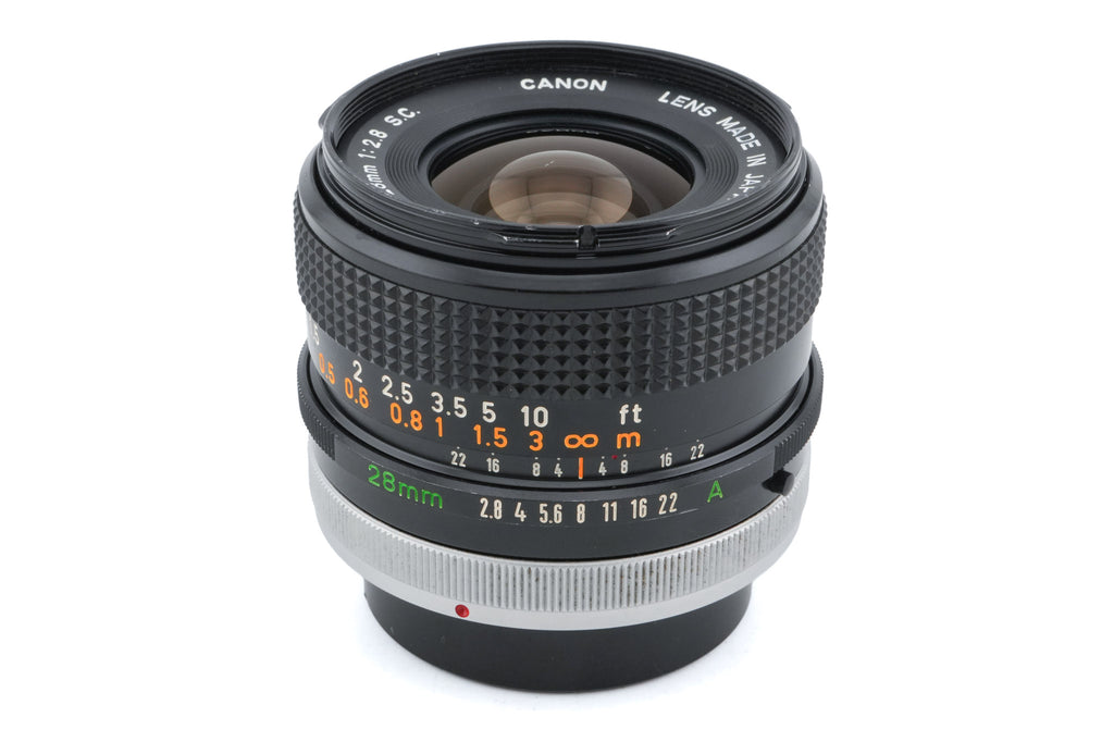 Canon 28mm f2.8 S.C.