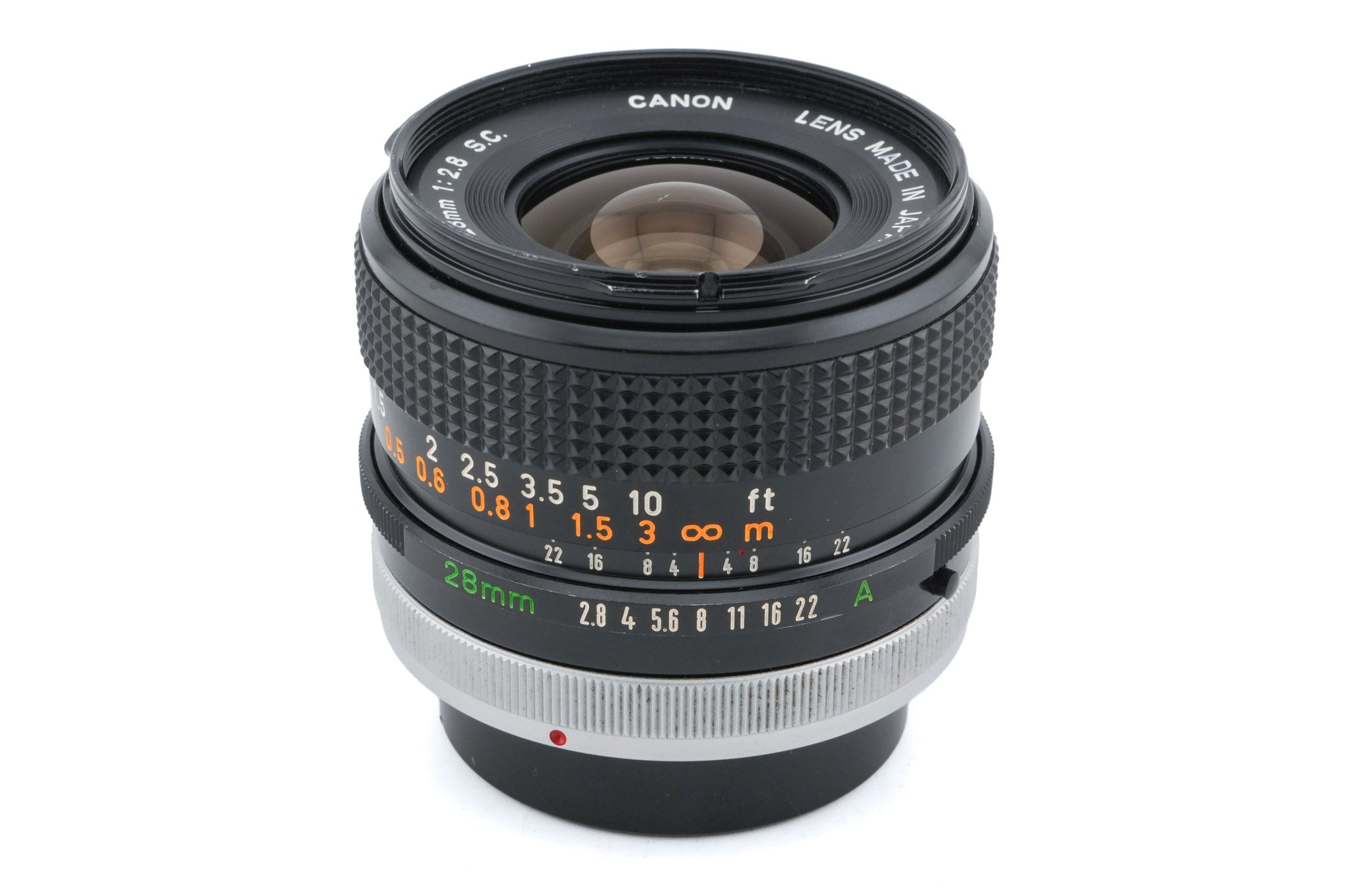 Canon 28mm f2.8 S.C.