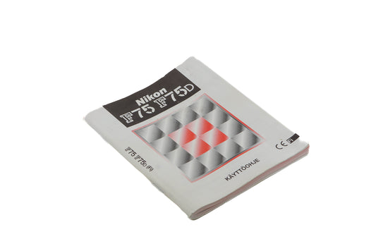 Nikon F75 & F75D Instructions - Accessory