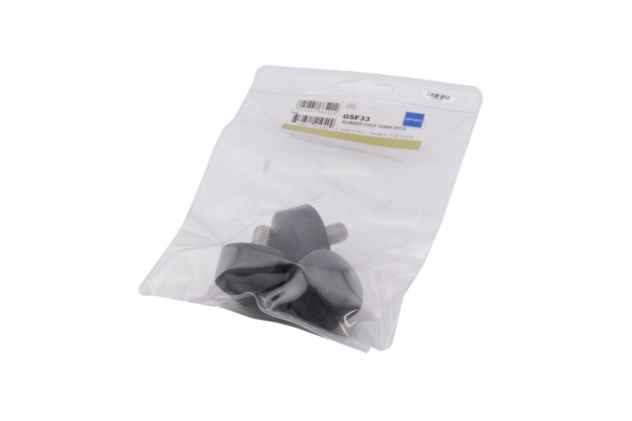 Gitzo 33mm Rubber Foot Set (GSF33) - Accessory