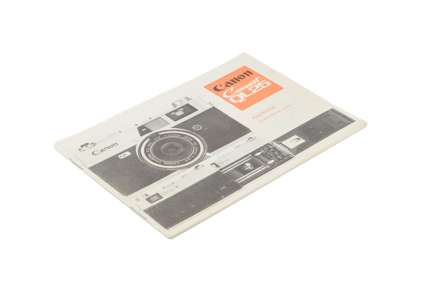 Canon Canonet QL25 Instructions