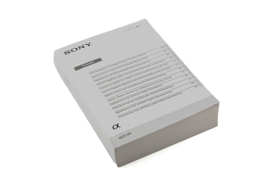Sony NEX-5R Instructions