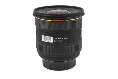 Sigma 10-20mm f4-5.6 EX DC HSM