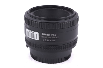 Nikon 50mm f1.8 AF Nikkor D