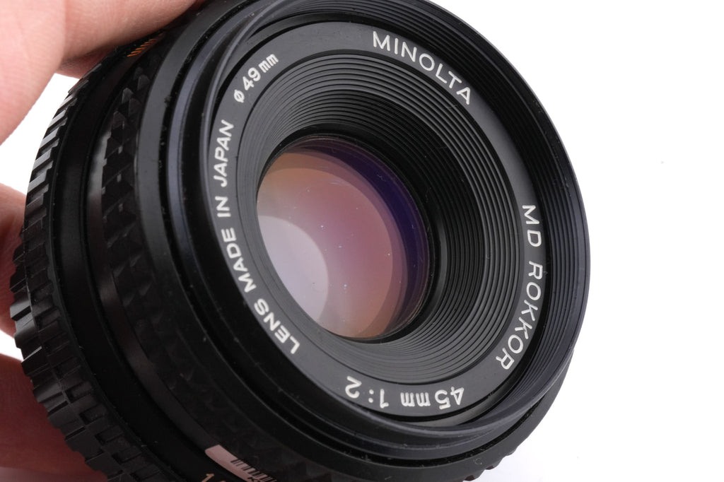 Minolta 45mm f2 MD Rokkor