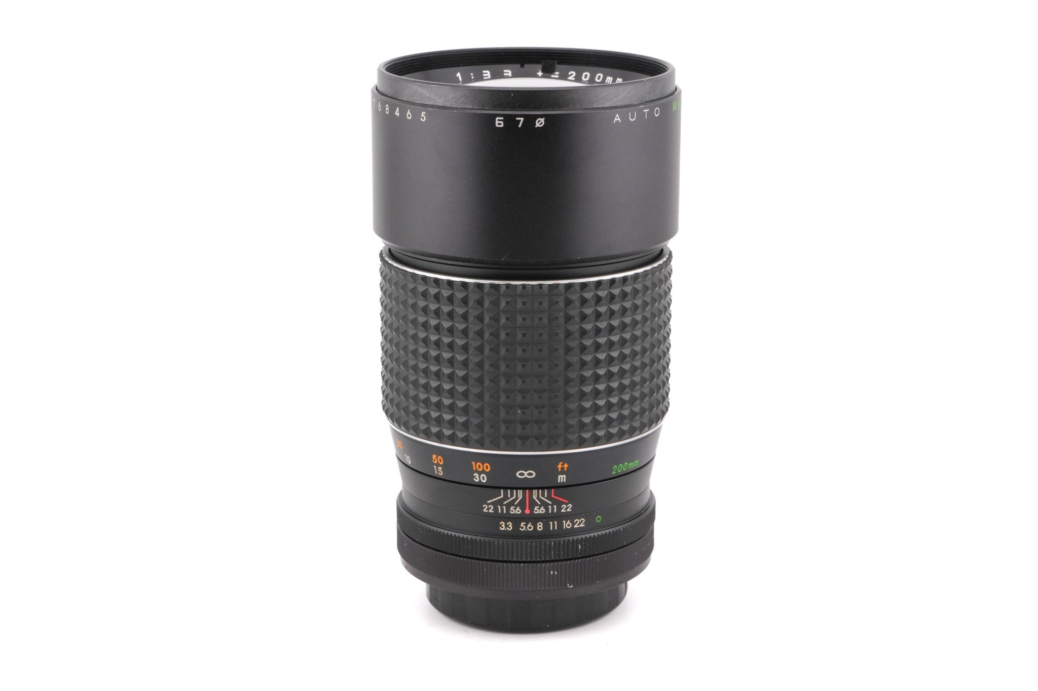 Makinon 200mm f3.3 Auto Multi-Coated