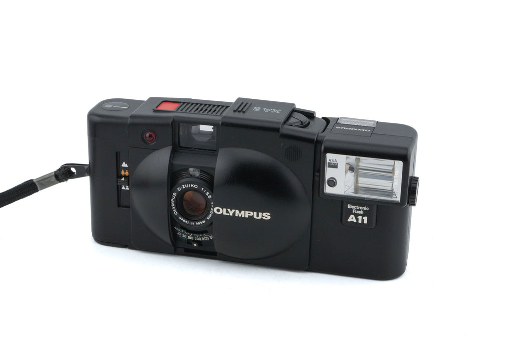 Olympus XA2 (Black) + A11 Electronic Flash