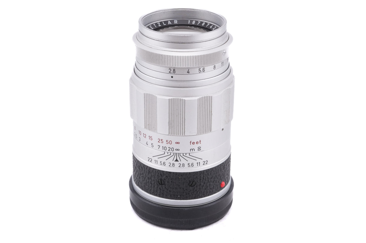 Leica 9cm f2.8 Elmarit (Silver, ELRIT-M / ELRIM / 11129)