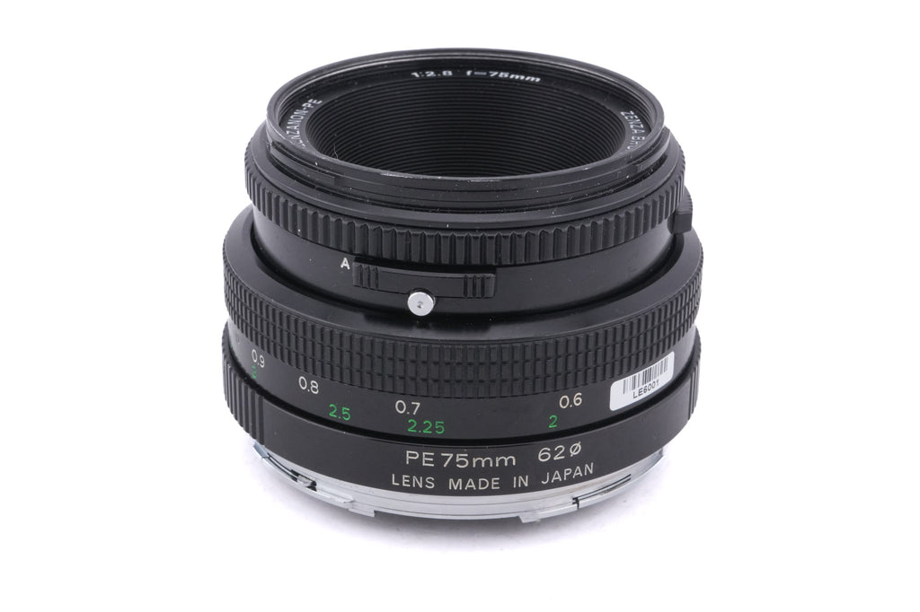 Zenza Bronica 75mm f2.8 Zenzanon PE