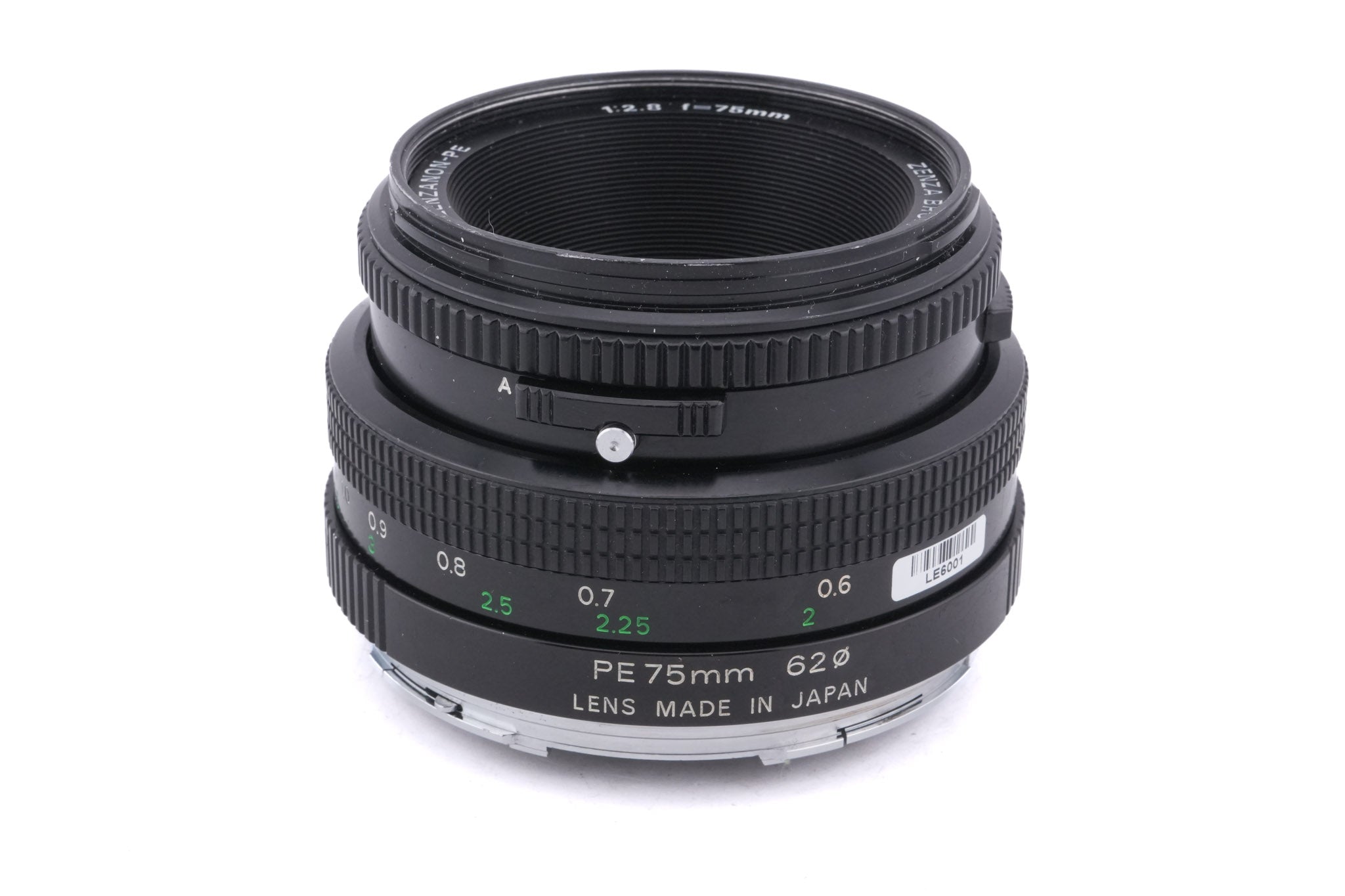 Zenza Bronica 75mm f2.8 Zenzanon PE