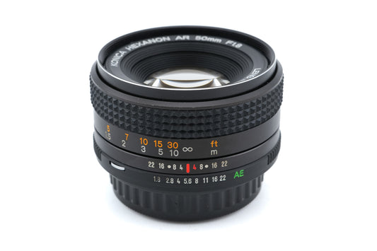 Konica 50mm f1.8 Hexanon AR - Lens