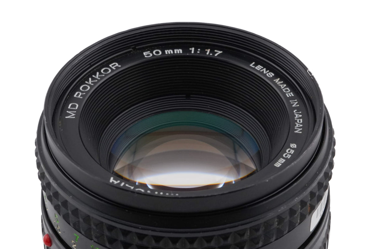 Minolta 50mm f1.7 MD Rokkor