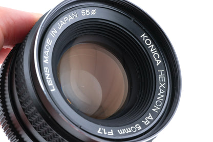 Konica 50mm f1.7 Hexanon AR