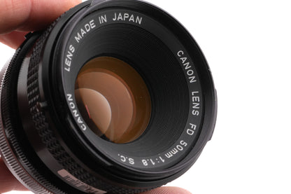 Canon 50mm f1.8 S.C.