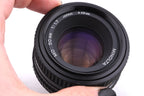 Minolta 50mm f1.7 MD